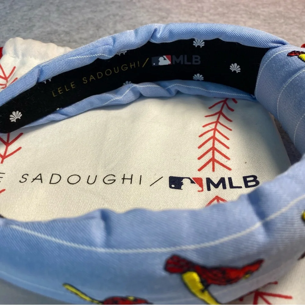 54 Lele Sadoughi x MLB STL CARDINALS Headband